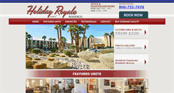 Desktop Screenshot of holidayroyale.com